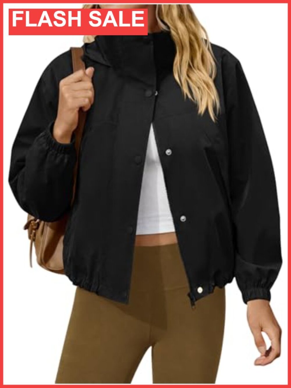 Lightweight Waterproof Rain Jacket Windbreaker Hooded